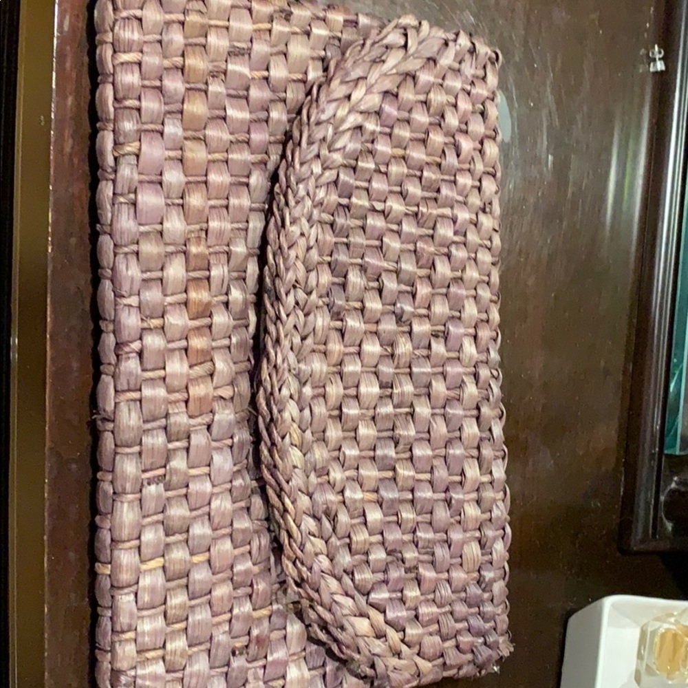 Chocolate brown clutch